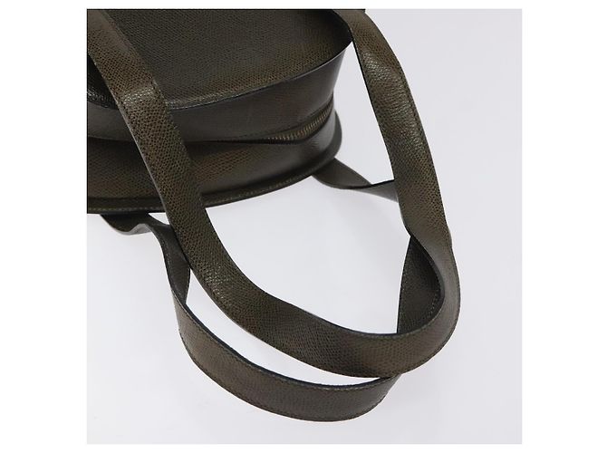 Céline Borsa a Spalla CELINE in Pelle Verde Oro Auth 125743 D'oro - vista 7