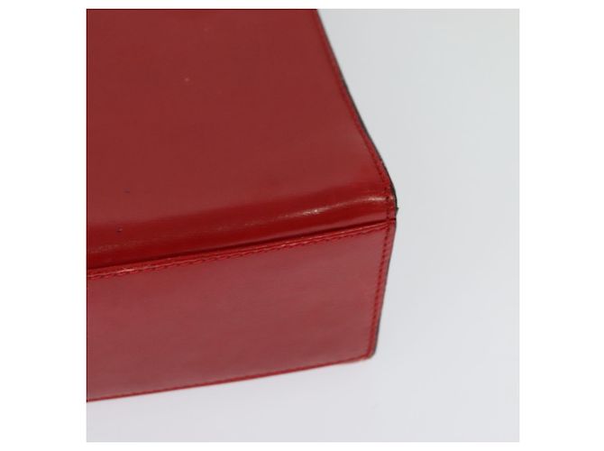 Céline Borsa a mano CELINE in pelle 2 vie rossa oro Auth 127535 Rosso D'oro - vista 17