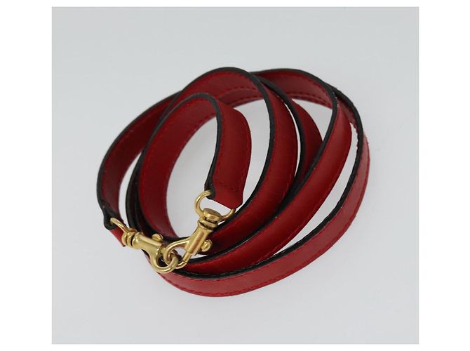 Céline Borsa a mano CELINE in pelle 2 vie rossa oro Auth 127535 Rosso D'oro - vista 22