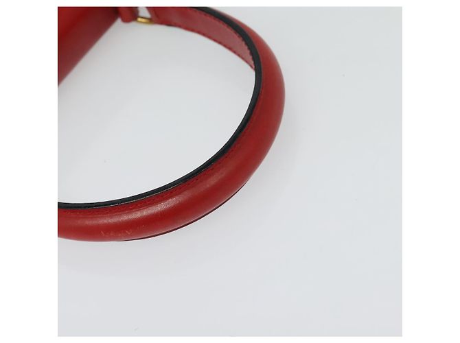 Céline Borsa a mano CELINE in pelle 2 vie rossa oro Auth 127535 Rosso D'oro - vista 7