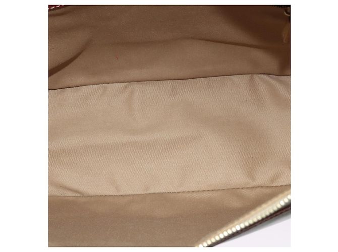 Céline Bolsa de Ombro em Lona Macadam CELINE Bege Ouro Auth 125691 Dourado - vista 10