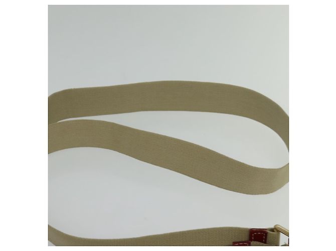 Céline Bolsa de Ombro em Lona Macadam CELINE Bege Ouro Auth 125691 Dourado - vista 8