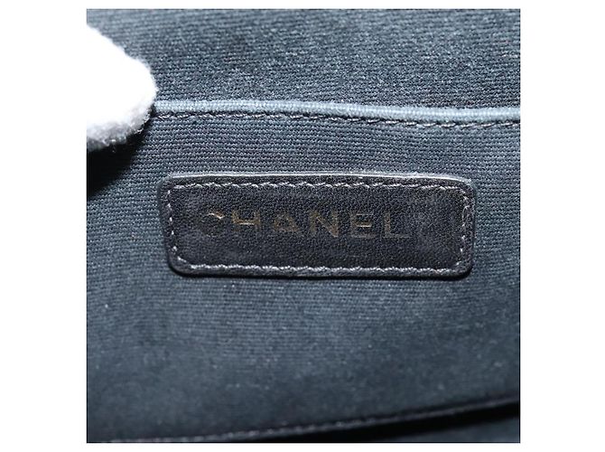 CHANEL Matelasse Chain Shoulder Bag Leather 2way Green Gold CC Auth 125767 Golden - view 21