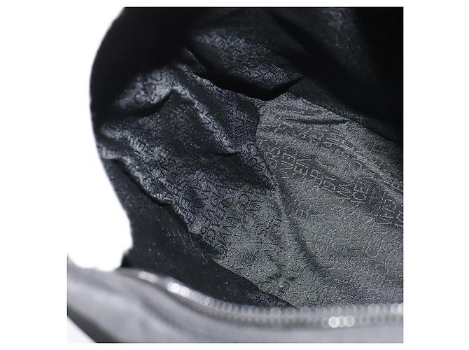 Borsa a spalla Gianni Versace in pelle nera argento autentica bs26903 Nero - vista 19