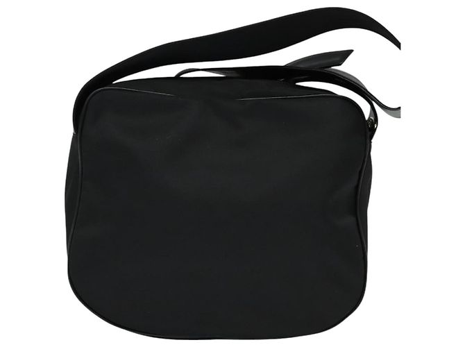 Borsa a spalla Gianni Versace in pelle nera argento autentica bs26903 Nero - vista 2
