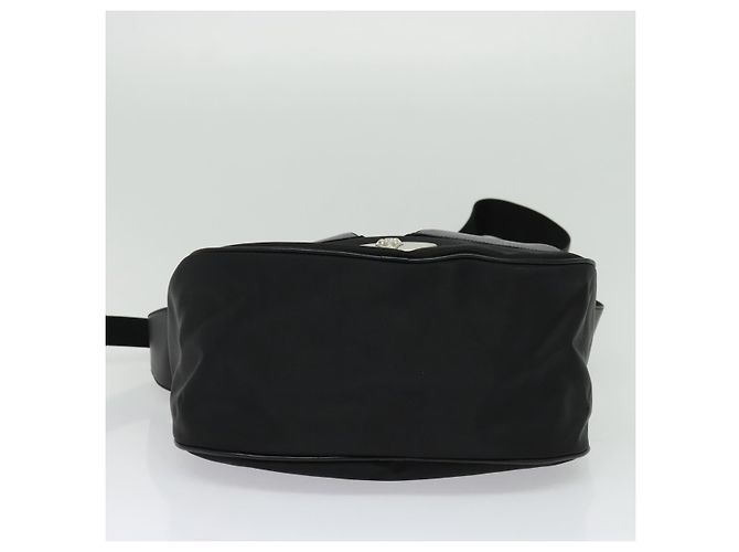 Borsa a spalla Gianni Versace in pelle nera argento autentica bs26903 Nero - vista 5