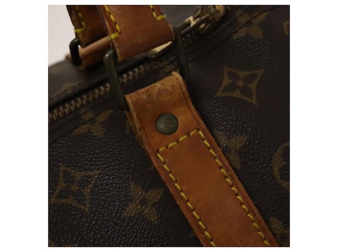 LOUIS VUITTON Monogram Keepall Bandouliere 60 Borsa Boston M41412 LV Auth 125967 Monogramma - vista 17