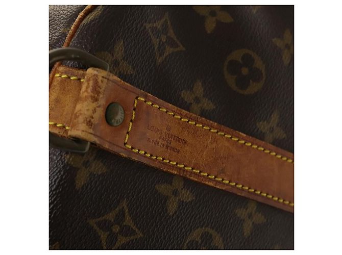 LOUIS VUITTON Monogram Keepall Bandouliere 60 Borsa Boston M41412 LV Auth 125967 Monogramma - vista 18