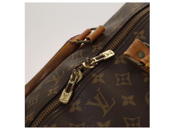 LOUIS VUITTON Monogram Keepall Bandouliere 60 Borsa Boston M41412 LV Auth 125967 Monogramma - vista 19