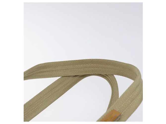 PRADA Borsa a mano trapuntata in nylon beige argento autentica ki5791 - vista 14