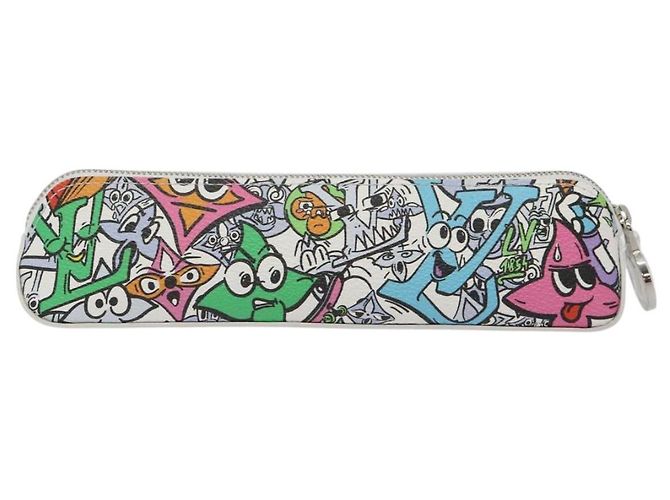 LOUIS VUITTON Monogram Comics Astuccio Elizabeth per Penne GI0874 LV Auth 127713 Multicolore - vista 2