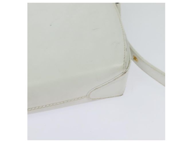 Borsa a Spalla GUCCI in Pelle Bianca e Oro Auth hk2861 Bianco D'oro - vista 16