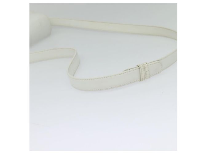 Borsa a Spalla GUCCI in Pelle Bianca e Oro Auth hk2861 Bianco D'oro - vista 7