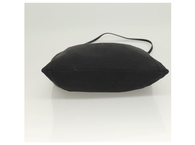 Borsa a Spalla Miu Miu in Cotone Nero Auth hk2812 - vista 5