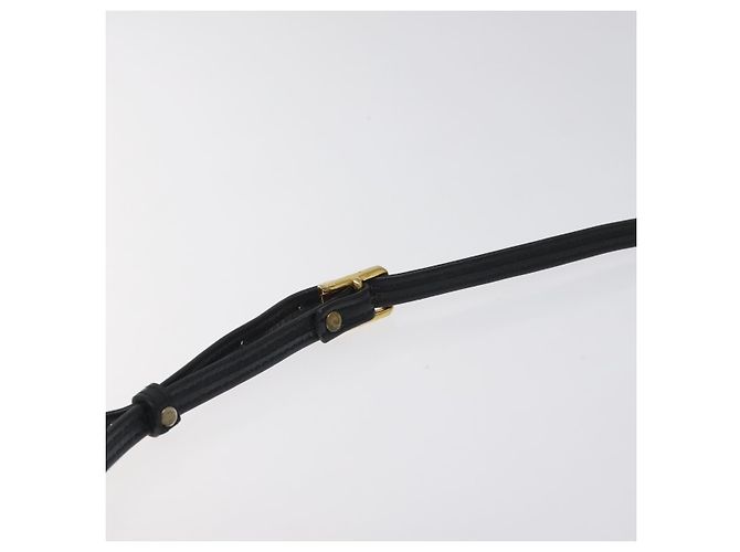 Borsa a spalla MCM Vicetos Logogram PVC Nero Oro Auth bs26670 D'oro - vista 14