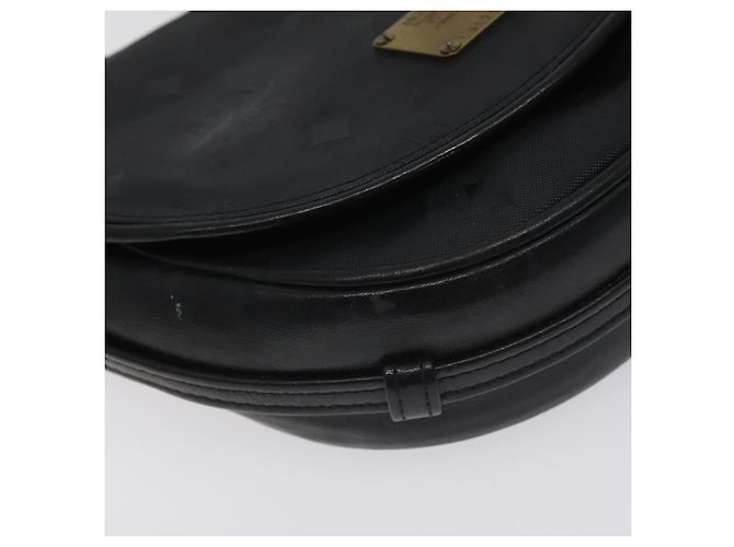 Borsa a spalla MCM Vicetos Logogram PVC Nero Oro Auth bs26670 D'oro - vista 15