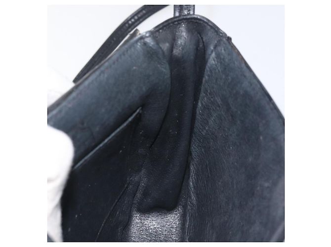 Borsa a spalla MCM Vicetos Logogram PVC Nero Oro Auth bs26670 D'oro - vista 19