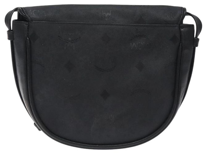 Borsa a spalla MCM Vicetos Logogram PVC Nero Oro Auth bs26670 D'oro - vista 2