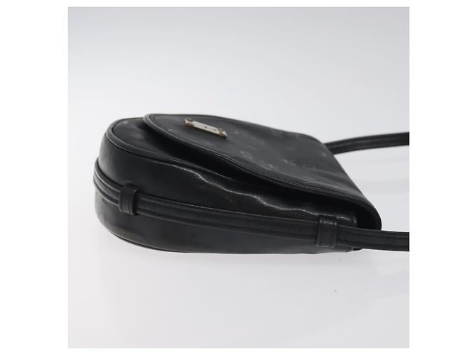 Borsa a spalla MCM Vicetos Logogram PVC Nero Oro Auth bs26670 D'oro - vista 3