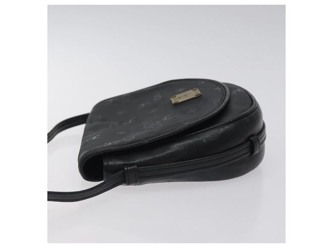 Borsa a spalla MCM Vicetos Logogram PVC Nero Oro Auth bs26670 D'oro - vista 4