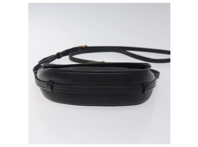 Borsa a spalla MCM Vicetos Logogram PVC Nero Oro Auth bs26670 D'oro - vista 5