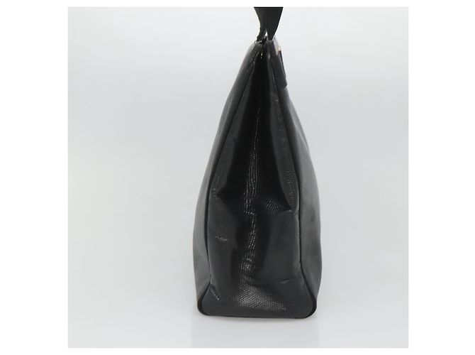 Borsa tote in pelle nera e oro Auth 125813 di Salvatore Ferragamo Nero D'oro - vista 3
