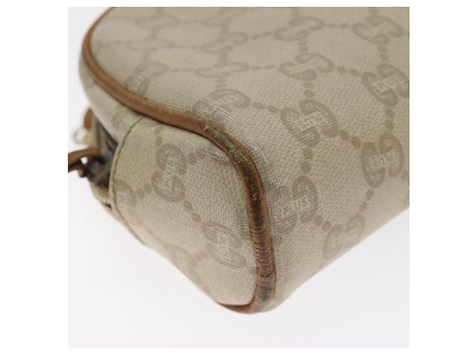 Borsa a spalla GUCCI GG Plus Supreme PVC avorio oro Auth 125814 D'oro Crudo - vista 14