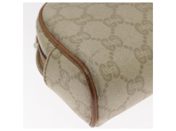 Borsa a spalla GUCCI GG Plus Supreme PVC avorio oro Auth 125814 D'oro Crudo - vista 16