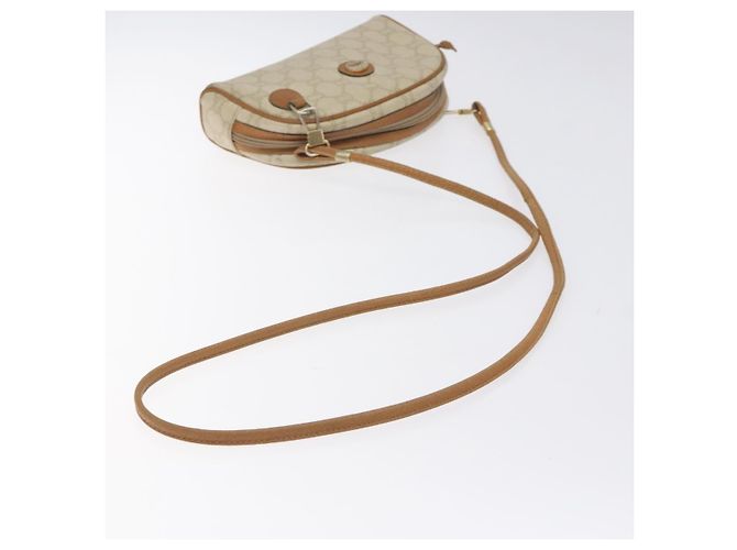 Borsa a spalla GUCCI GG Plus Supreme PVC avorio oro Auth 125814 D'oro Crudo - vista 7