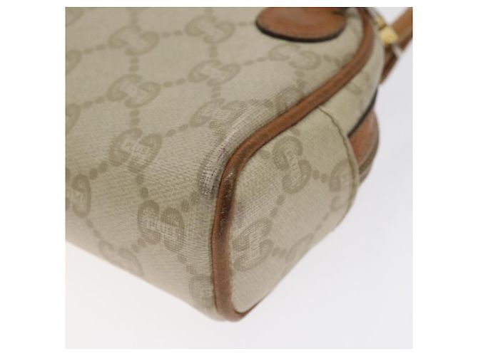 Borsa a spalla GUCCI GG Plus Supreme PVC avorio oro Auth 125814 D'oro Crudo - vista 9