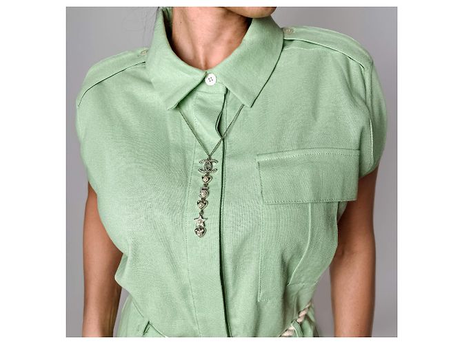 Timeless Chanel Pendente in metallo e perle finte in cristallo - vista 3