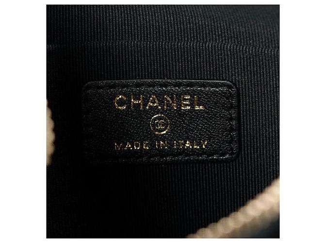 Borsa Hobo Chanel in Velluto Nero con Catena di Cristalli - vista 7