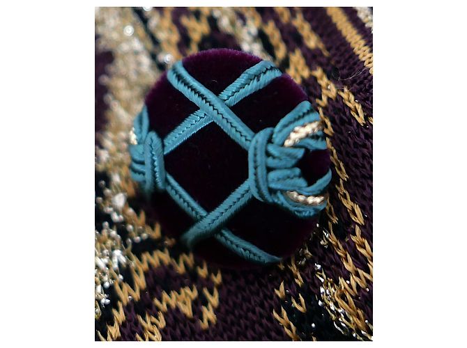 Goldene Strickweste Christian Dior x Gianfranco Ferre Herbst 1994 - Ansicht 5