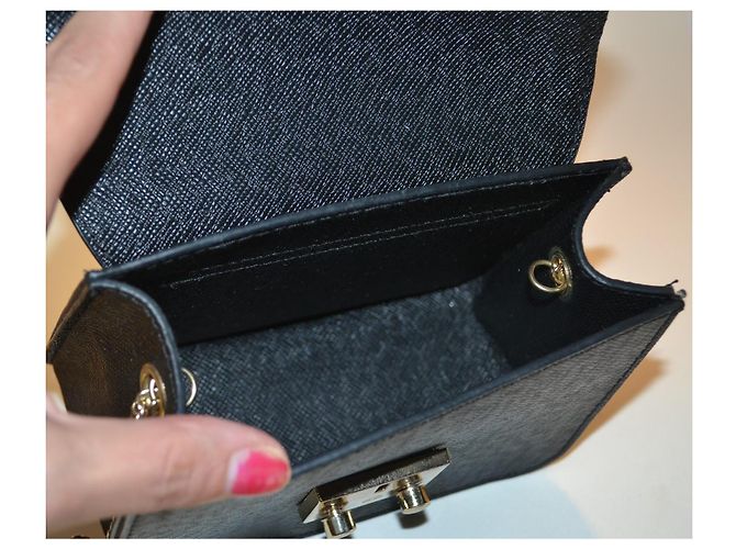 Baldinini Schultertasche schwarz Kunstleder - Ansicht 6