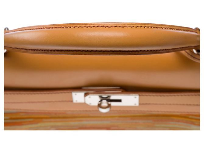 Hermès Borsa HERMES Kelly 35 in Pelle Beige - 102706 - vista 10
