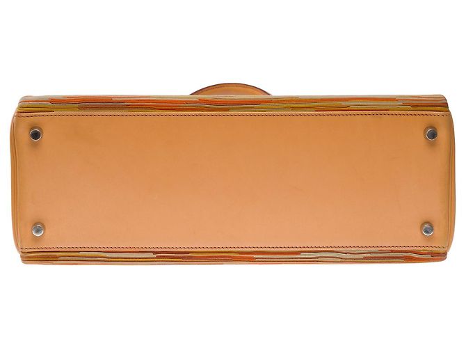 Hermès Borsa HERMES Kelly 35 in Pelle Beige - 102706 - vista 11