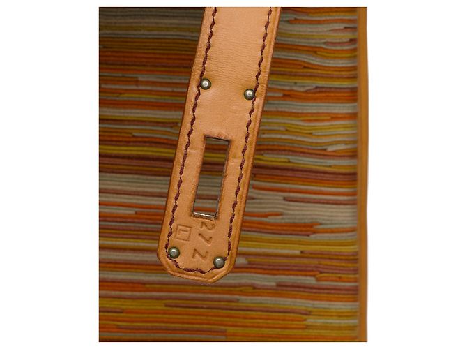 Hermès Borsa HERMES Kelly 35 in Pelle Beige - 102706 - vista 8