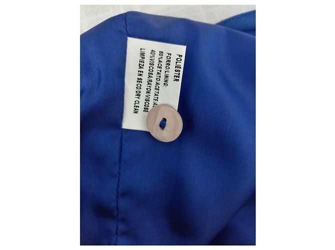 Autre Marque Falda Maxi Azul de Poliéster - vista 6