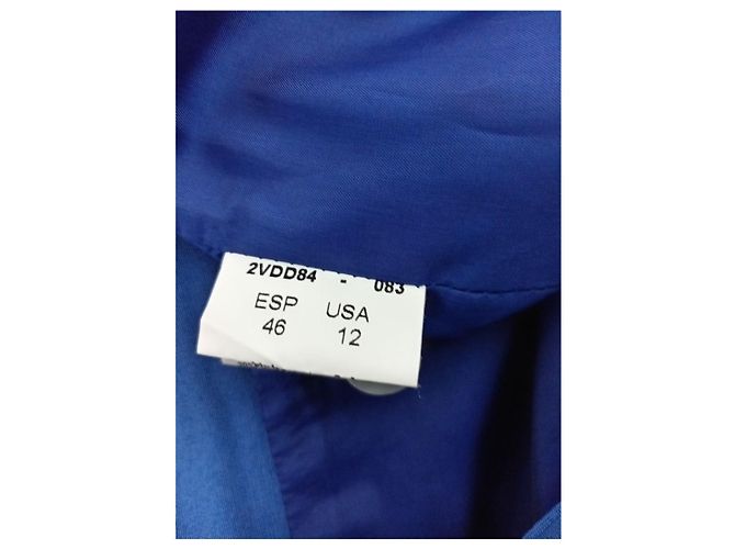 Autre Marque Falda Maxi Azul de Poliéster - vista 7