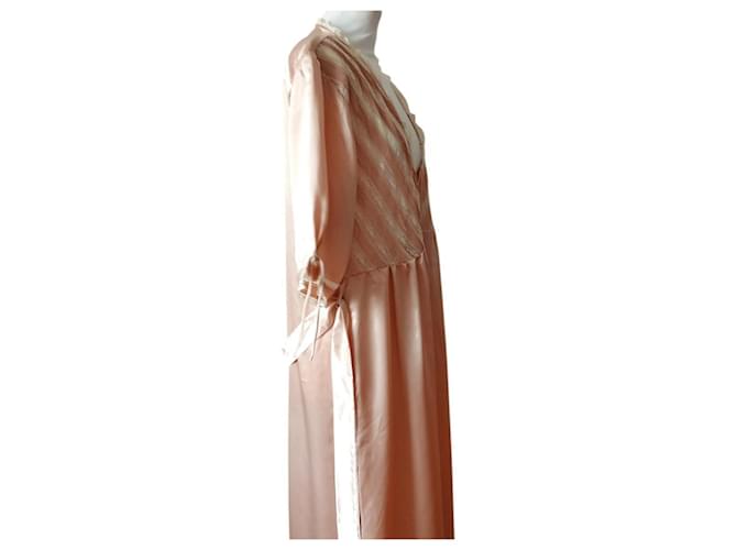 Autre Marque Bata de Casa con Encaje Rosa - vista 3