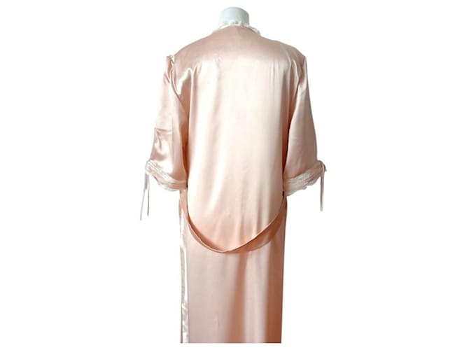 Autre Marque Bata de Casa con Encaje Rosa - vista 6