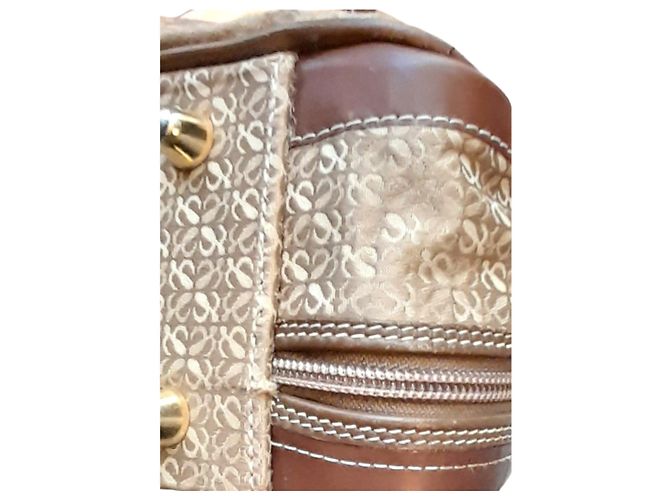 Bolsa de Viaje Vintage Loewe Beige - vista 11