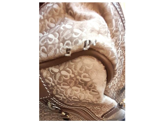 Bolsa de Viaje Vintage Loewe Beige - vista 12