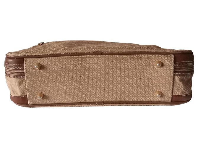 Bolsa de Viaje Vintage Loewe Beige - vista 8