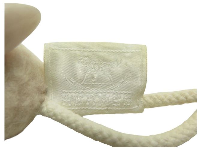 Hermès NEW HERMES CRADLE SET SHEET PILLOWCASE ROCKING HORSE MOBILE SHEEP Cream - view 23