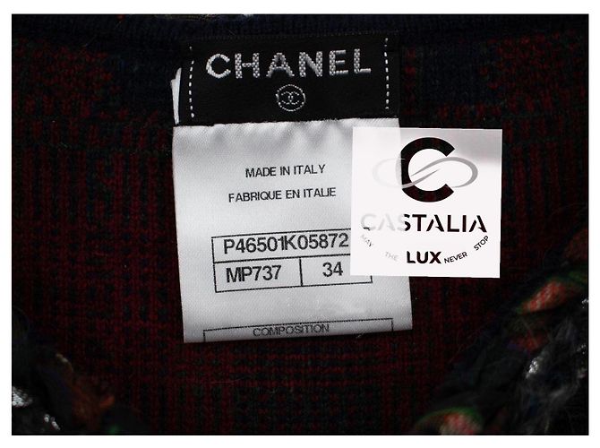 Chanel Neue ikonische Tartanjacke Paris / Edinburgh 34 FR - Ansicht 14