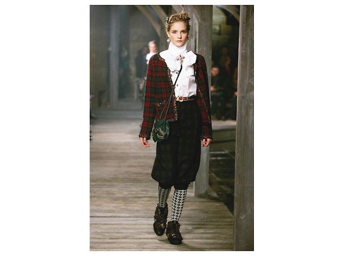 Chanel Neue ikonische Tartanjacke Paris / Edinburgh 34 FR - Ansicht 4