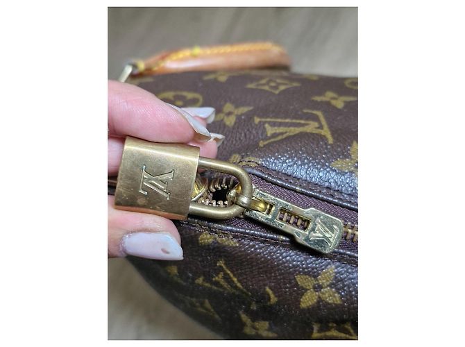Alma Borsa Louis Vuitton in pelle marrone - vista 11