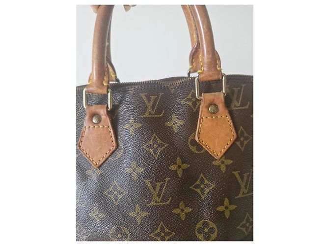 Alma Borsa Louis Vuitton in pelle marrone - vista 17