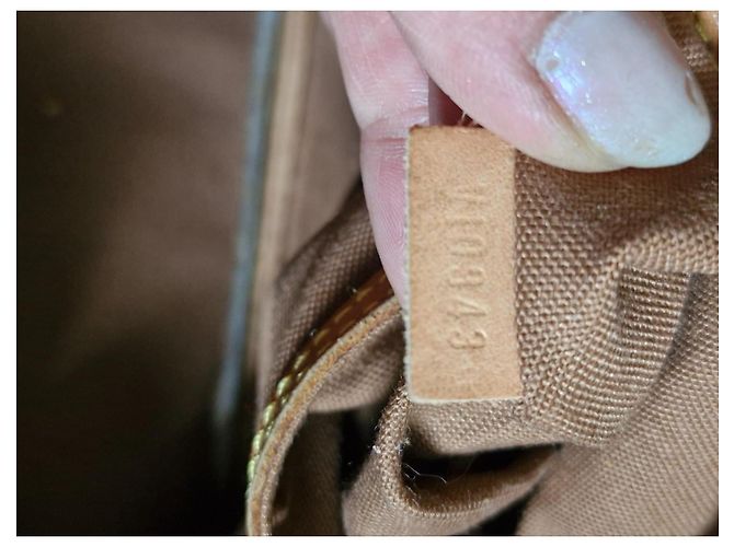 Alma Borsa Louis Vuitton in pelle marrone - vista 7
